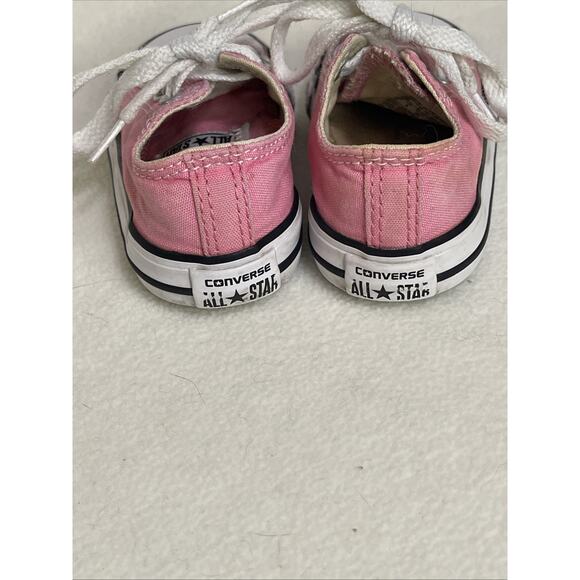 CONVERSE All Star Pink Canvas Sneakers Toddler Girls Size 4 baby walker - Picture 3 of 6